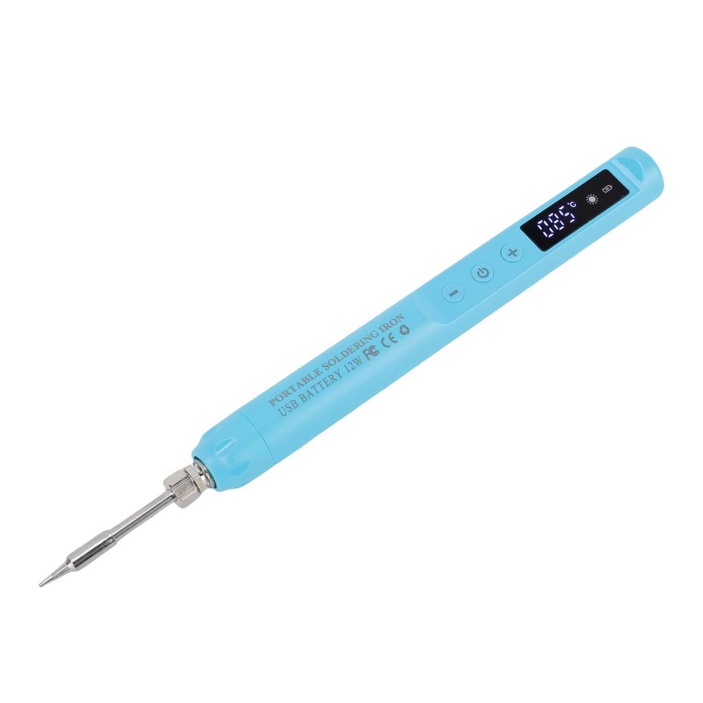 Cordless Soldering Iron Kit with LCD Screen, Re able, 200-450 celsius Temperature, Auto Sleep, for Electronics Repair