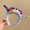 Colorful and Vibrant Big Eyes Plush Headband Hair Accessories Girls Cartoon Hairband  Women