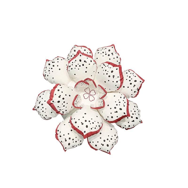 Korean-Style Lotus Water Lily Plush Toy - Succulent Good Luck Home Back Cushion