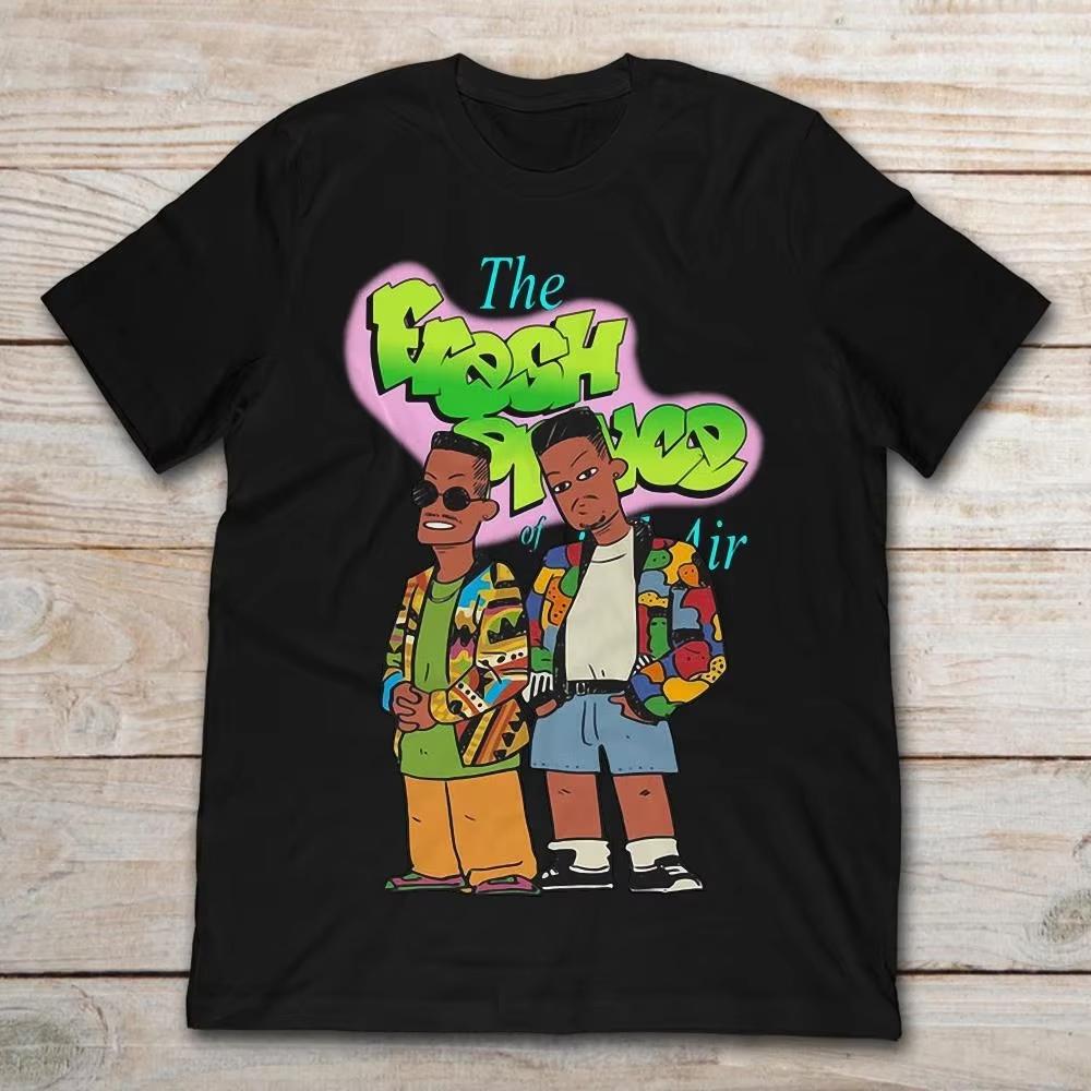 Will Smith The New Rich of Belard Printed Tshirt High Quality Stylish Casual Breathable Unisexs Crew Neck Printed Tshirt