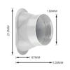 130mm  Exhaust Hose Pipe Connector Coupler for  Parts Exhaust Duct Interface Pipe Tube Connector