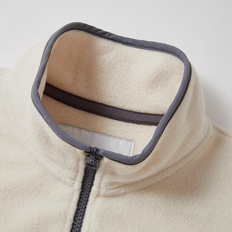 Teenie Weenie Bear Women's Color-Block Stand Collar Cardigan Sweatshirt