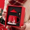 Christmas Mug High Value Creative Ceramic Cup Santa Coffee Cup Gift Box Souvenir Water Cup Gift