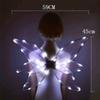 Elf Wings Electric Wings Moving Sparkling Glowing Wings Light Up Butterfly With LED Lights For Halloween Costume Dress Up Kid Women