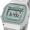 Casio Digital Watch Vintage Series A168WA-3AY (Silver X Blue Green)