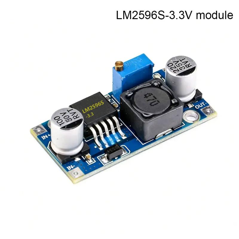 Lm2596 Lm2596S Power Module Led Voltmeter Dc-Dc Adjustable Step Down Power Supply Digital Display 24V To 12/5/3.3V