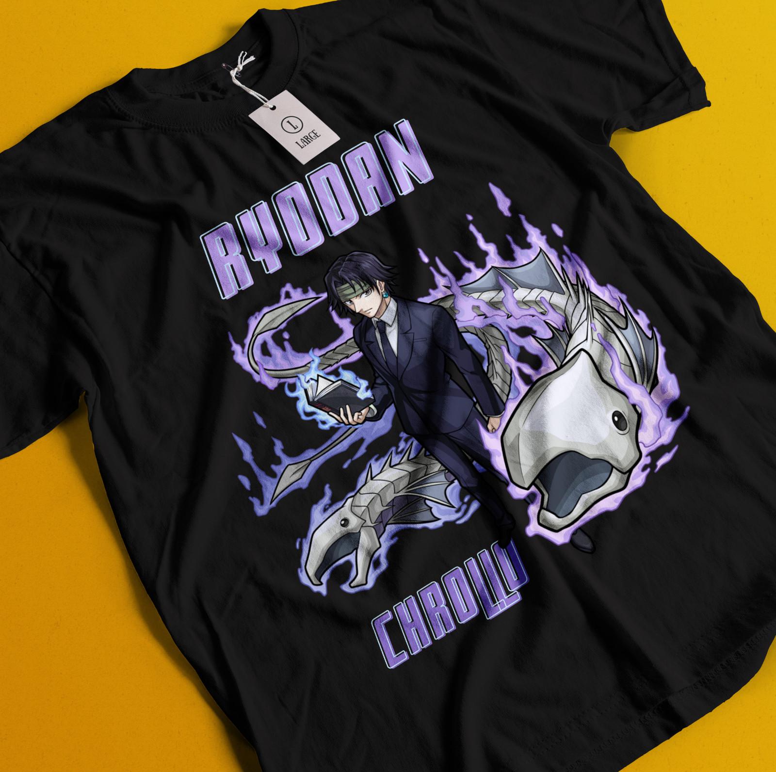 Chrollo Lucilfer T-Shirt Mens Womens Tees Top Hunter X Hunter HXH Shirt Phantom Troupe Tee Ryodan S