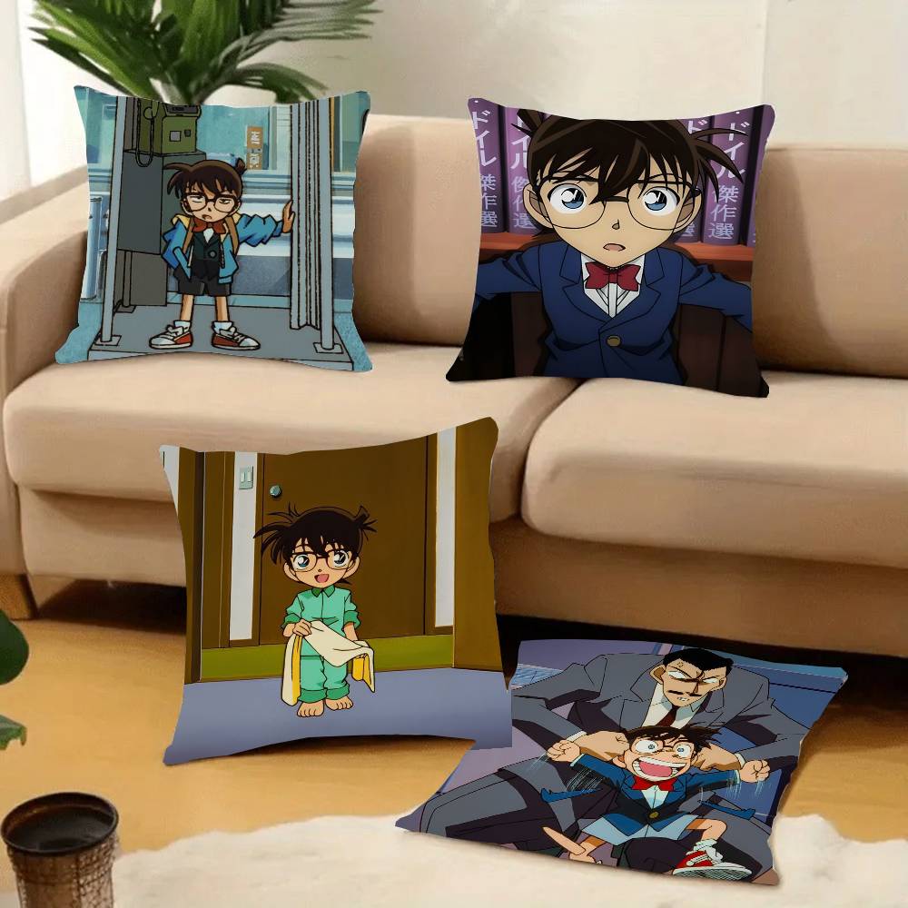 Detective Conan Pillow Case Home Decor Throw For Sofa Bed Car Room Decor Gift Idea