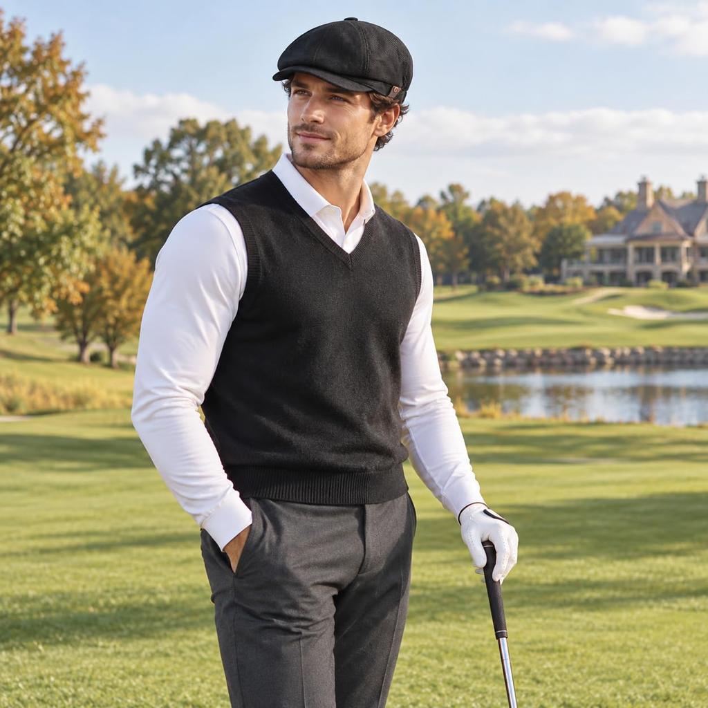 [FREESE] Hunting Cap, Casquette, UV Protection, Spring/Autumn, Men's Golf Cap, All Season (Dark Gray)