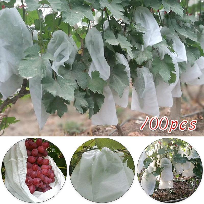 Drawstring Laundry Bag, Non-woven Fruit Bag, Grape Bag, Bird, Insect, and Waterproof Special Fruit Bag, Seedling thickened Bag