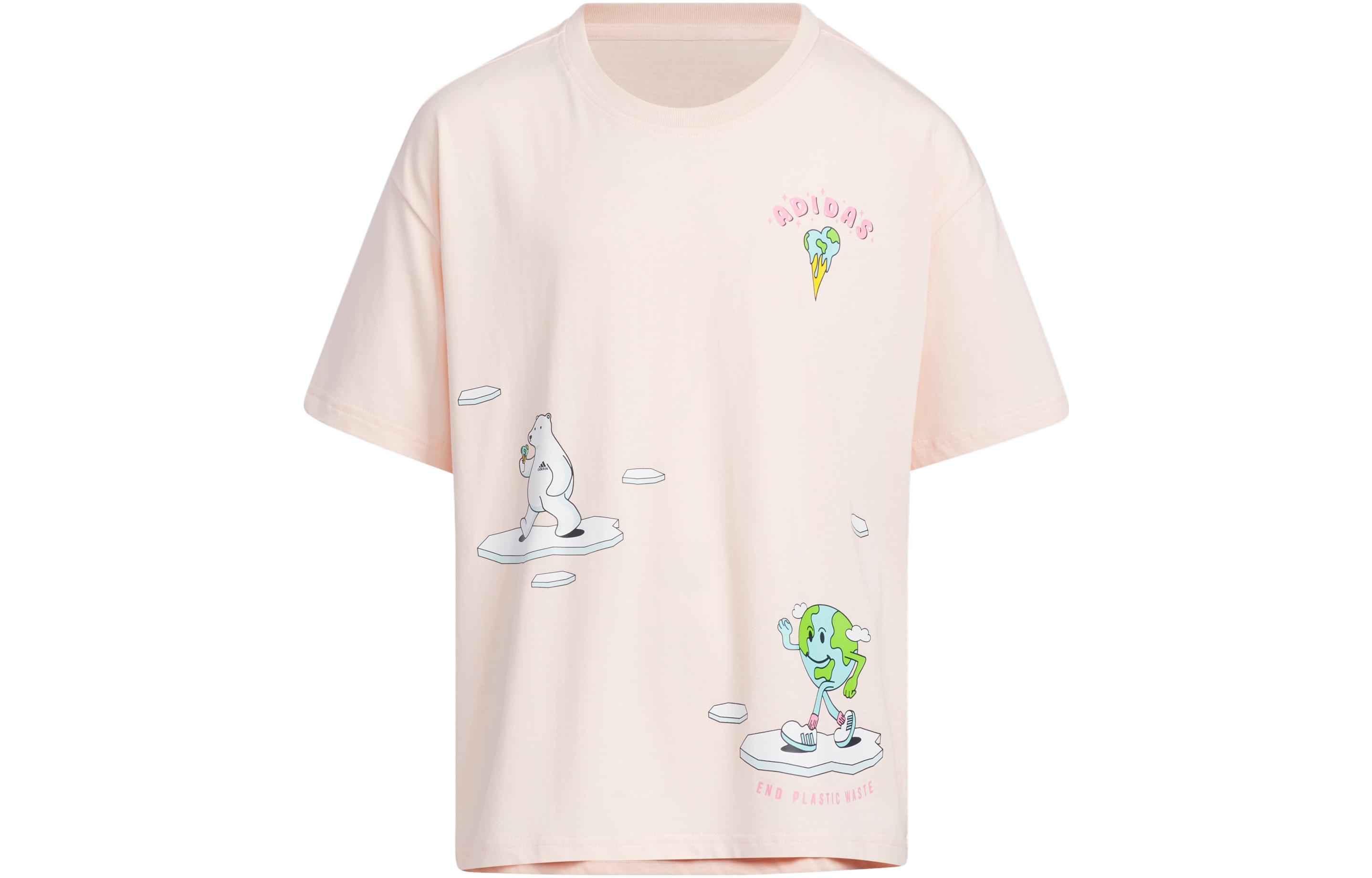

Adidas T Shirt Light Pink Teenagers IQ0859 164