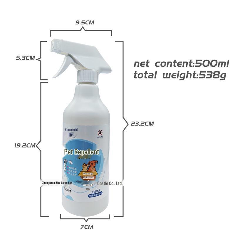 Premium Pet Repellent Spray for Cats and Dogs - Prevents Random Urination