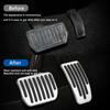 Foot Pedal Pads Set, Auto Aluminum Pedal Covers, Non-Slip Performance Accessories Pedal Covers, Car Accessories Brake & Accelerator Pedal Covers Fits