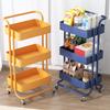 Multi-Layer Floor-Standing Storage Rack for Bathroom, Kitchen, and Living Room