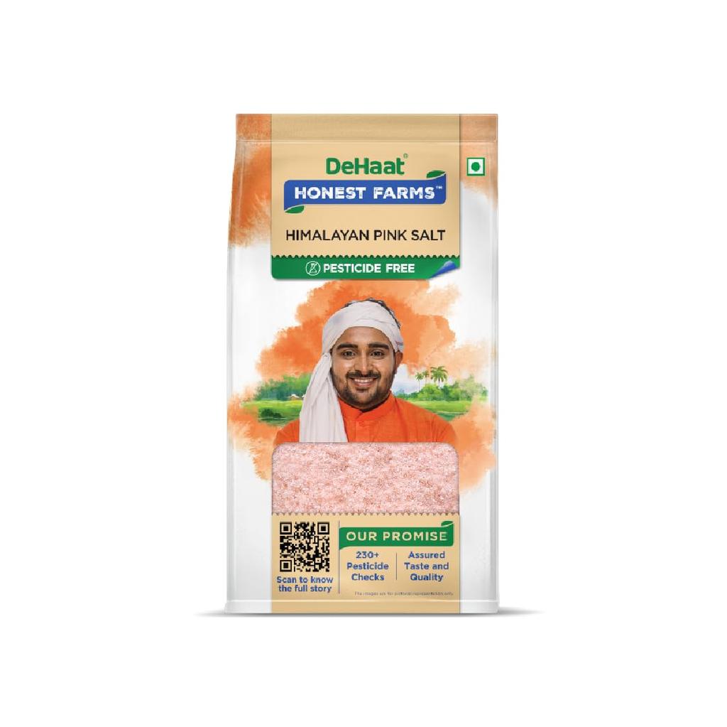 DeHaat Honest Farms Pesticide Free Himalayan Pink Salt 1 KG