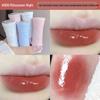 Flower Knows Swan Ballet Lip Glaze: Mirror Finish, Non-Transfer, Watery Light, Nude Lipstick for Women.