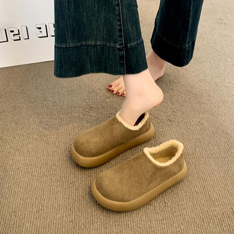 Women's Thick-soled Fashion Footsteps Winter Lightweight Warm Anti Cold Snow Boots Non-slip Casual Sneakers Cotton Boots