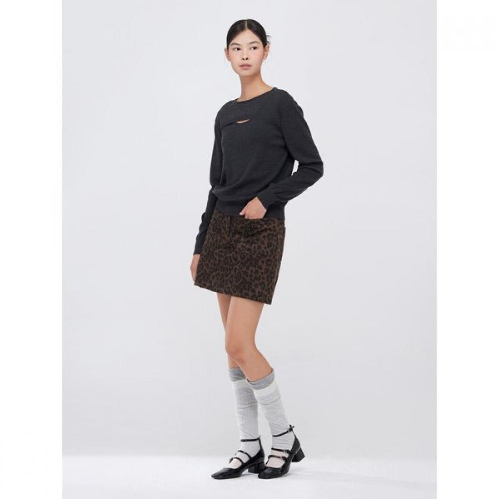 Cc Collect Slit Knit Pullover  C254ksk701 