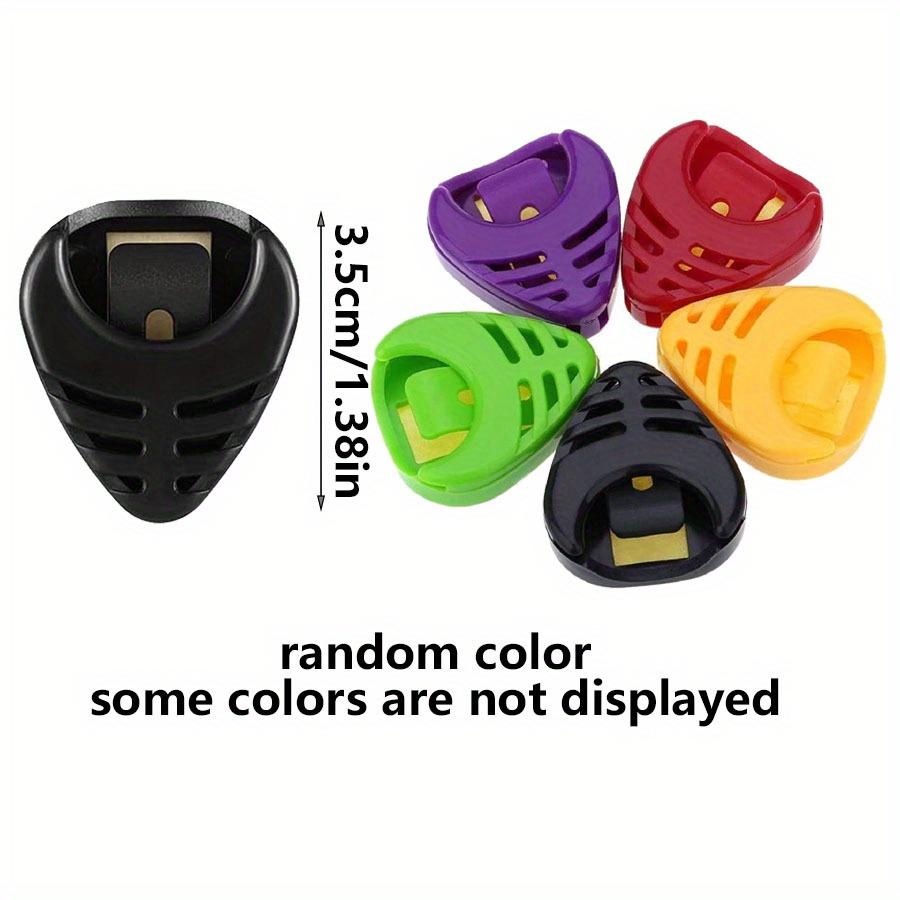 8pcs/set Colorful Adhesive Guitar Pick Holders Set 2 Holders 6 Picks Easy Placement Guitar Accessories for Acoustic Ukulele JXB