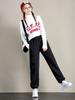 Winter Velvet Sports Pants for Women, Wide Legs, Loose Large Size, Fat Legs, Warm and Thick Lamb Velvet Lantern Pants, Waiver Pants