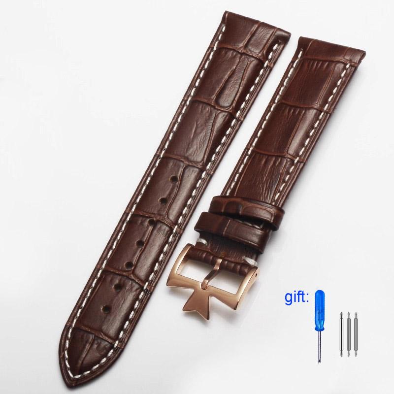 Erste Schicht Leder universelles Armband für Vacheron vc Constantin Heritage Armband Herren Krokodilmuster Armband 19mm 20mm 21mm 22mm