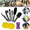 8pcs Bike Clean Brush Kit Bike Cleaning Brush Set Bicycle Cleaning Brush Tool For Mountain Road City Bmx And Folding Bike