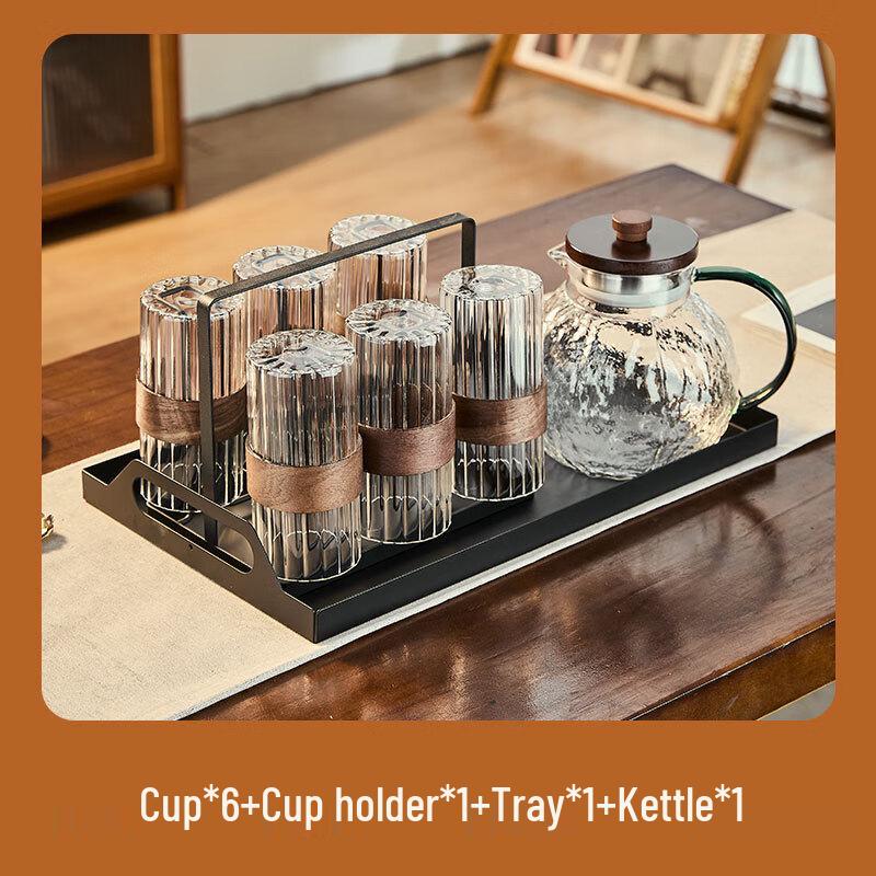 Shangqi Chinese Style Heat-Resistant Glass Teacup Set