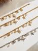 Star Moon Pearl Zircon Necklace & Bracelet Set with Multi-Accessory Design
