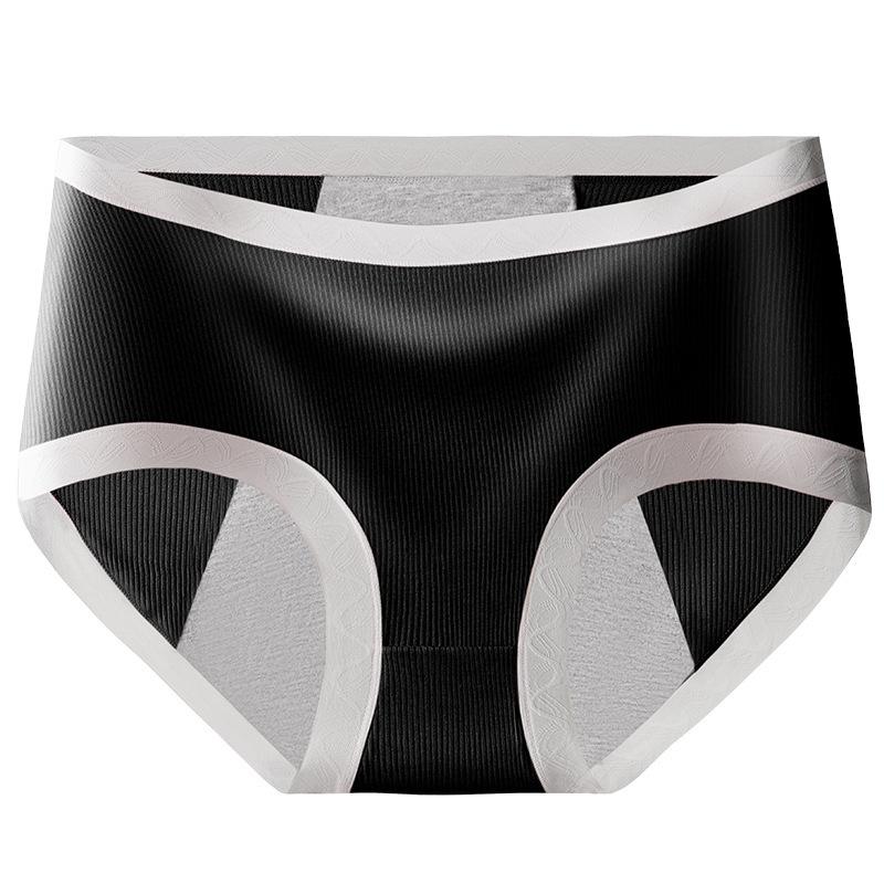 Plus Size Women s Antibacterial Modal Menstrual Underwear – Leak-Proof, Soft, Breathable, and Hygienic 2XL (68-82.5 kg) чёрный