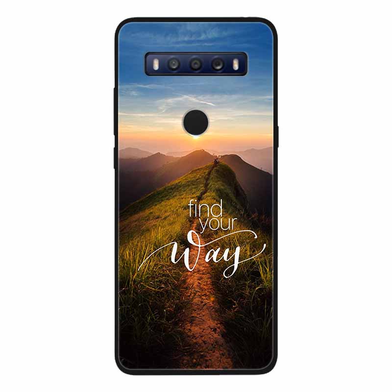 Para TCL 10 SE Funda Suave de Silicona Fresca y Moderna Para TCL 10SE T766U T766H Tapa Trasera TCL10SE TPU Protectora para Teléfono Fundas