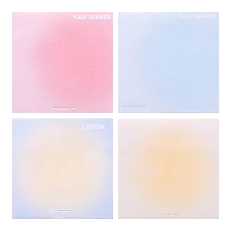 Custom Gradient Sticky Notes: Reusable, Personalized Creative Message Notes with Image