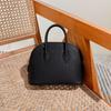 First Layer Cowhide Handheld Women's Bag, High-end Niche Design, Shell Bag, Simple and Versatile Mini Messenger Bowling Bag