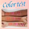 Flower Mist Transparent Tube Matte Nude Lippenstift 12 Farben Wasserfest Sexy Candy Color Wasserfest Nicht verblassend Antihaft-Becher Langanhaltender Lippenstift