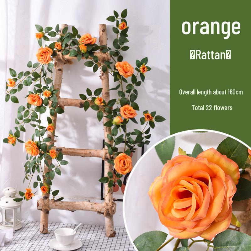 Simulierte Rosenblumenranke zur Wanddekoration & Landschaftsgestaltung