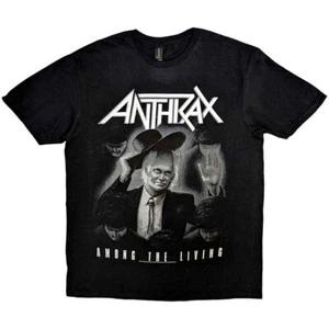 Anthrax 'Among The Living' Black T Shirt - NEW