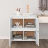 Sideboards 2 Pcs White 70 X 41 X 75 Cm Particleboard