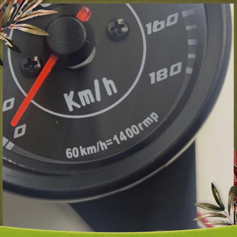 AB98-Motorbike Dashboard Retro Retrofit Small Code Meter Kilometre Meter Motorbike Universal Single Odometer