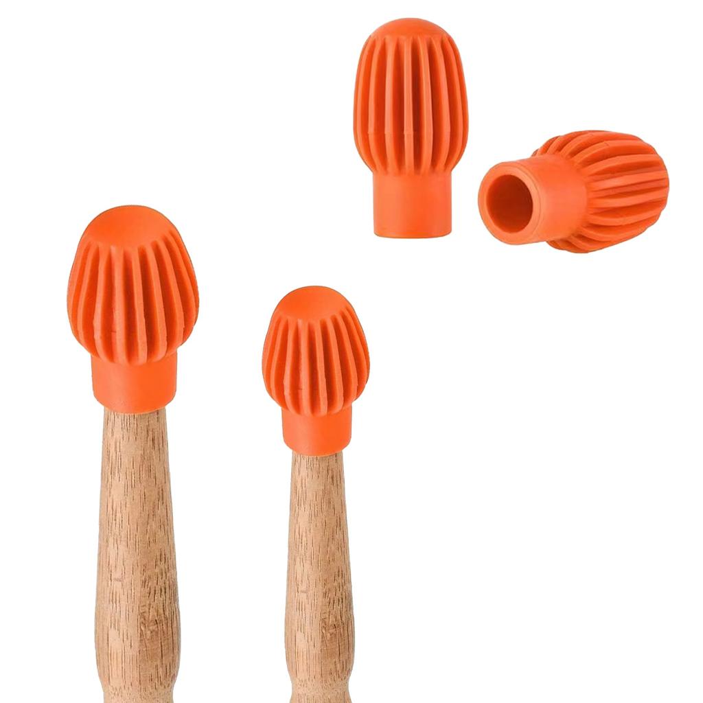 Miwayer 2/4/8pcs Shelf Drum Mute Silicone Sleeve/Weakness Muffler Contact Tips/for Percussion Instrument Accessories