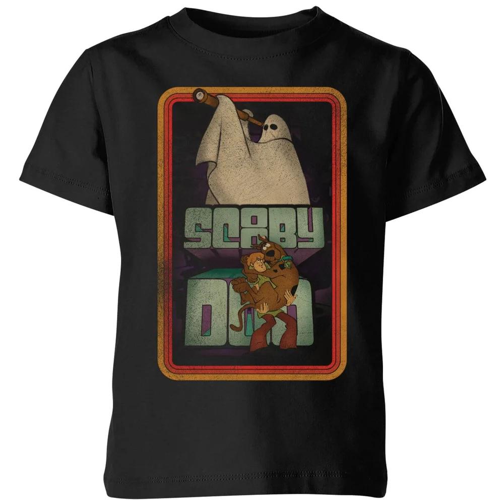 Scooby Doo Retro Ghostie Kids T-Shirt - Black - 3-4 Years 140