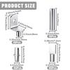 120Pcs 7-character Board Support Central Shaft Glass Laminate Support Bracket Wardrobe Cabinet Laminate Support Laminate Nail