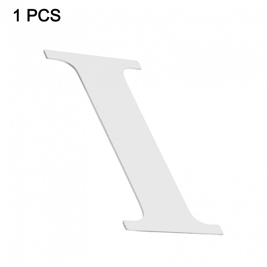 Spoguļsienas uzlīme Sudraba 10cmx8cmx1cm 1 gab. 26 burti