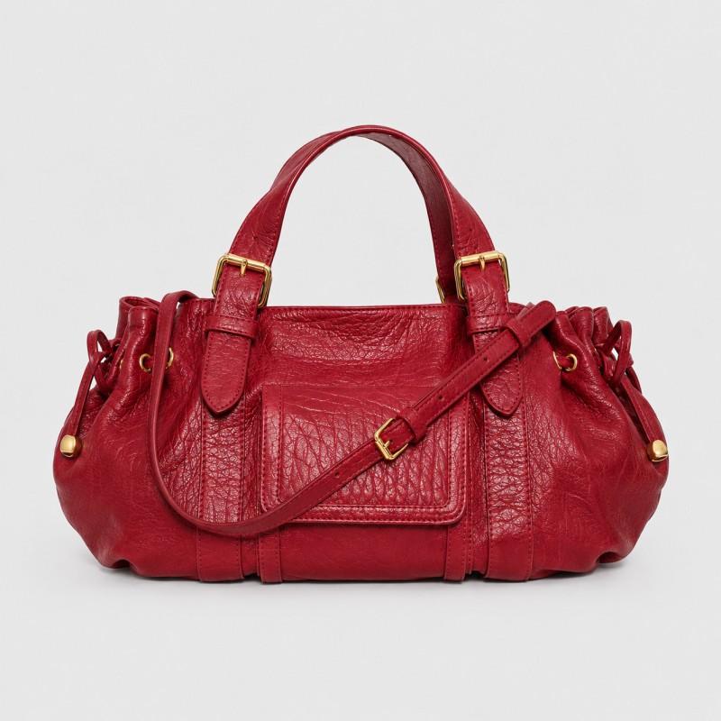 Vintage Leather-Feel Tote Bag Women Magnetic
