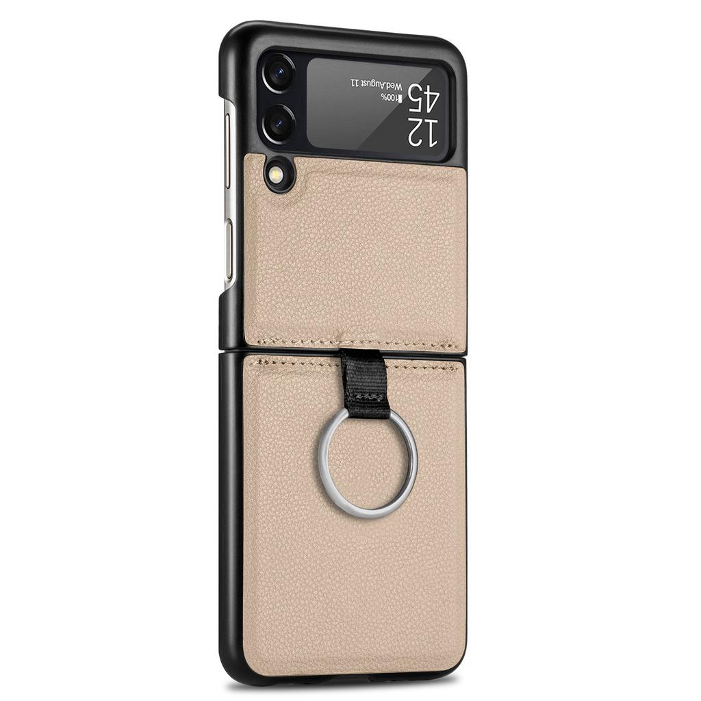 Hot-selling in Japan and South Korea, applicable to Samsung z flip 1/1 ring mobile phone case flip1 folding screen protective case