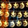 Led Eid Mubarak String Lights Islam Muslim Festival Party Decor Moon Star Castle Lantern Ramadan Decoration For Home 2026