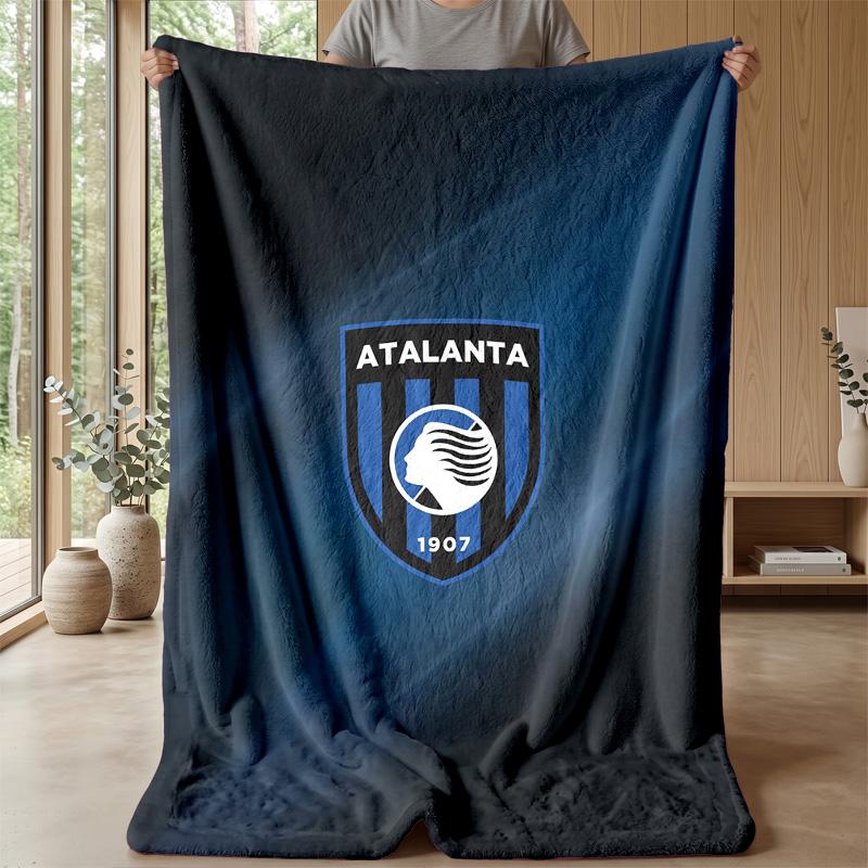 Atalanta FC Soft Flannel Fleece Blanket Lightweight Cozy Warm Throw Blanket For Sofa Bed Home Decor