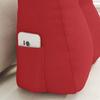 Back Cushion Red 45 x 24 x 50 cm Fabric