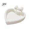 Narrative Space Decoration 3D Printed Bow Jewelry Tray, Cute Heart-Shaped Organizer, Stable Decorative Desktop Organizer Lightweight Luxury Desk Decor