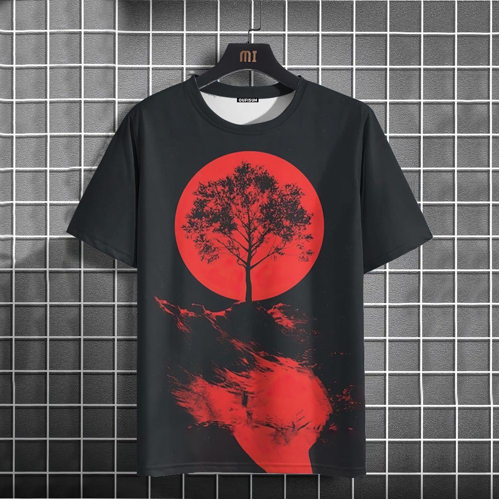 2024 New Men's T-shirt 3D Printed Short Sleeve Tees Summer O Neck Casual Pullover For Male Oversized Streetwear Fashion Tops