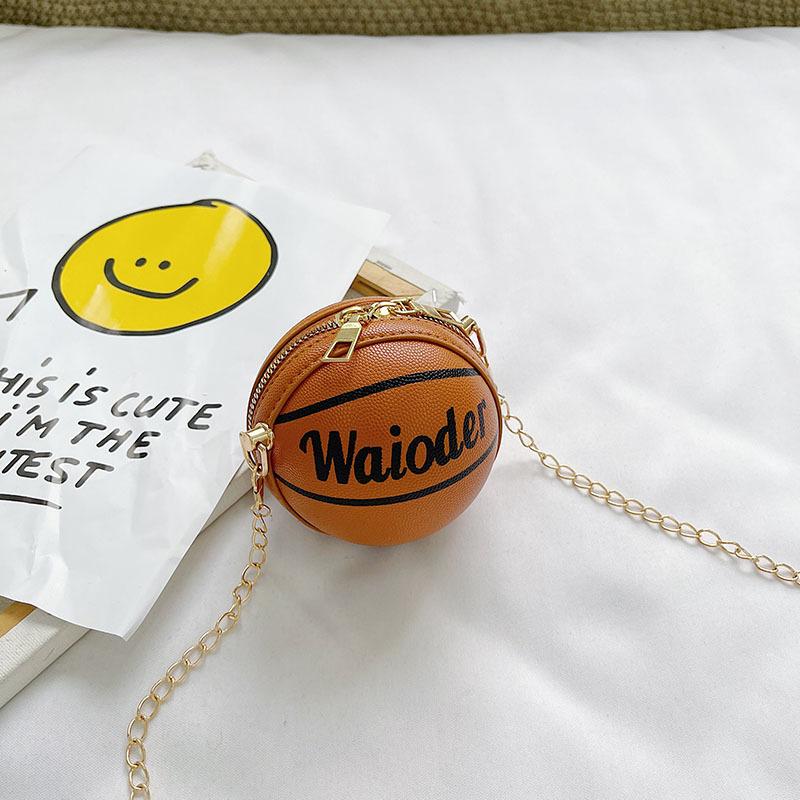 Children's Chain Bag, Shoulder Bag, Crossbody Bag, Loose Change, Small Round Bag