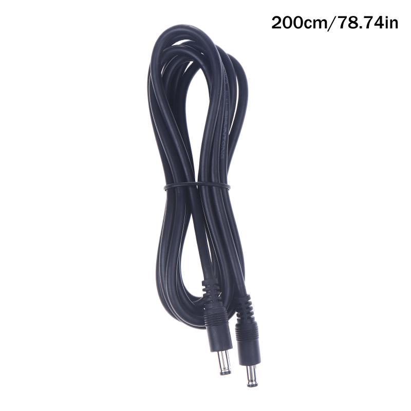 Dc5521 To Dc5521 Cable Cord 18Awg Dc5.5Mm X 2.1Mm Male Plug To Male Power Supply Adapter Wire For Led Light Speaker J60A